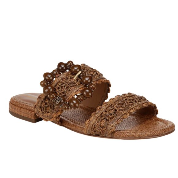 NWT Sam Edelman Elisa Braided Strap Sandal – Brown, Size 5 - Picture 1 of 7